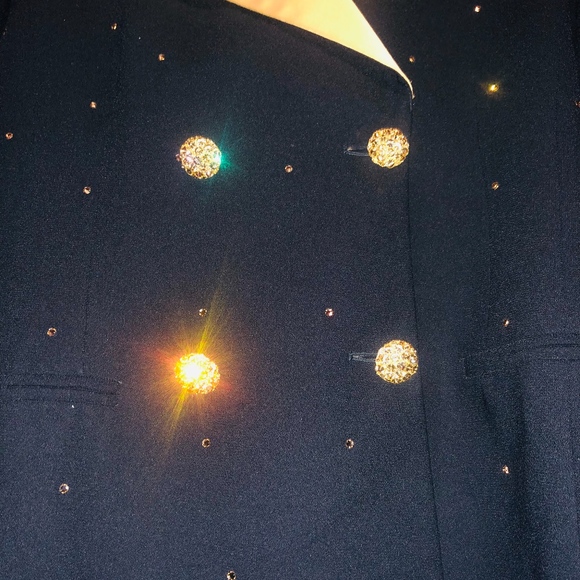 Black and Gold Blazer - Picture 3 of 3